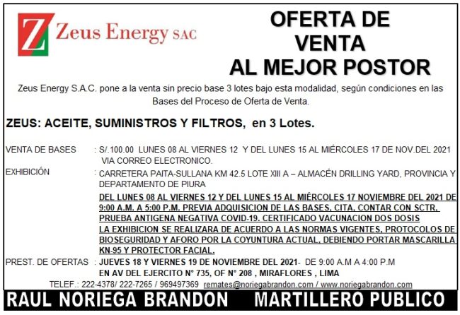 NOV.AVISO ZEUS