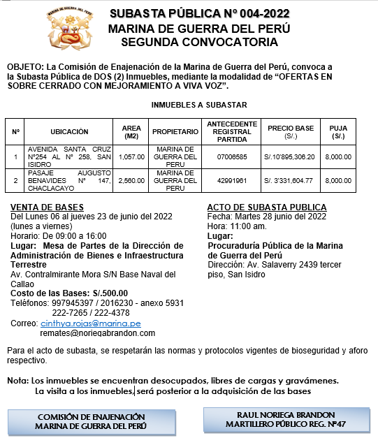 AVISO MARINA DE GUERRA