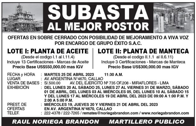 AVISO GRUPO EXITO